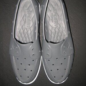 Sperry Men's size 12 Original Floating Boat Shoe Gray New Rubber